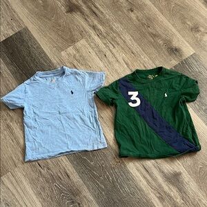 Polo by Ralph Lauren Kids Tees - Light Blue and Dark Green